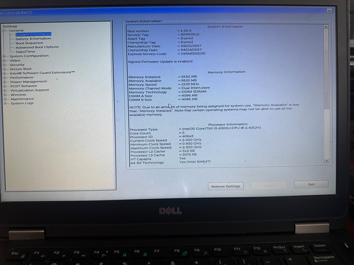 REFURBISHED - DELL LATITUDE E5470 | Intel Core i5-6200U | 8GB DDR4 RAM | 128GB SSD | 14.0" UHD Display | Windows 11 Pro | Microsoft Office 2024 & Teams | Grade C Refurbished | Warranty: 6 Months
