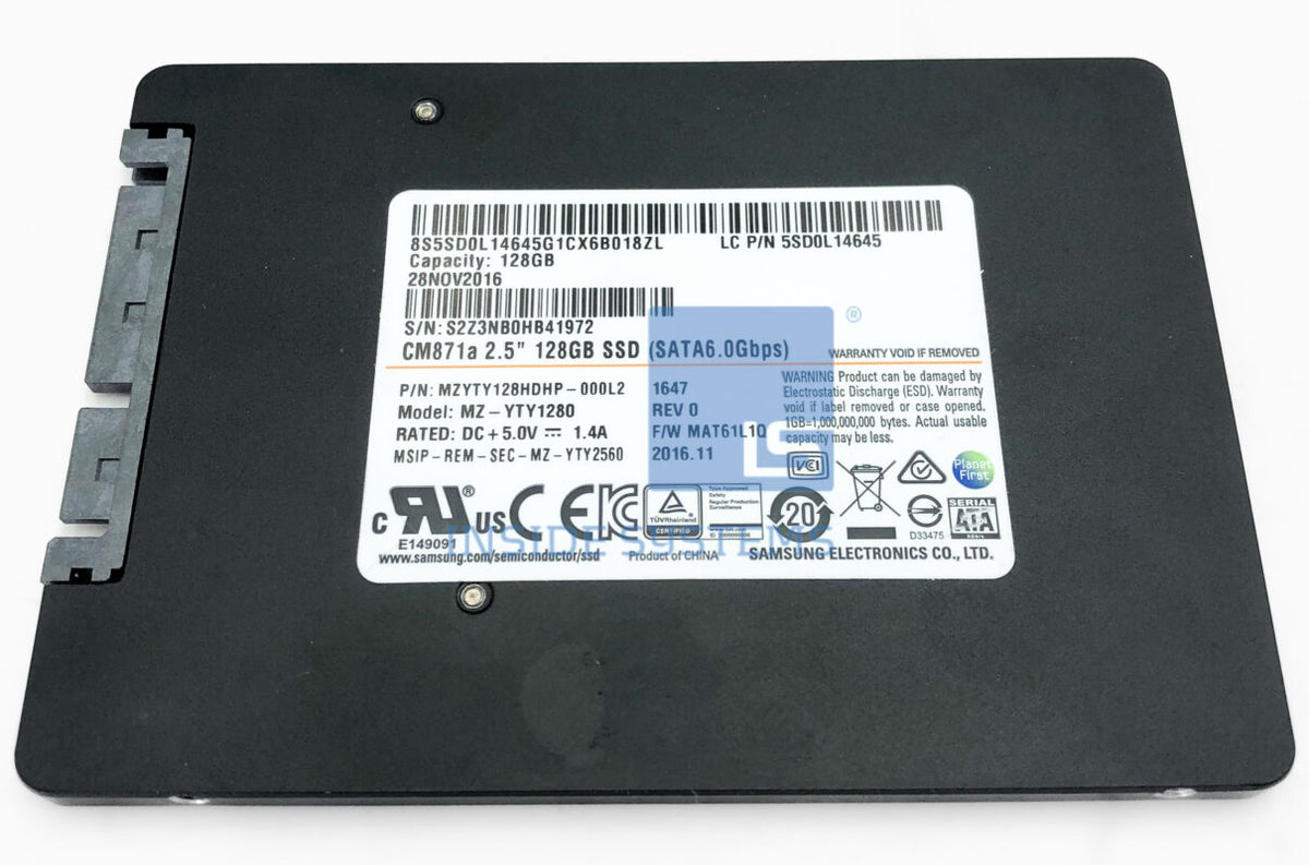 Samsung, Adata, Kingston, Intel, SanDisk Refurbished 2.5" Solid State Drive 120GB