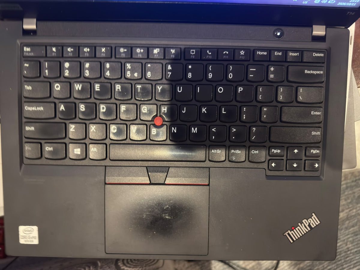 Lenovo ThinkPad T14 Gen 1 14" Slim Intel Core i5-10310U @ 1.700GHz 10th Gen, 16GB RAM, 256GB SSD, Windows 11 Pro, Microsoft Office 2024 & Teams, Refurbished Grade C 12 Months Warranty and Remote Support Refurbished