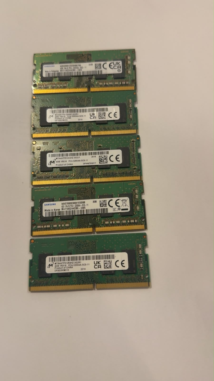 4GB DDR4 |4GB 1R x16-3200A | PC4 Ram Module for Laptop