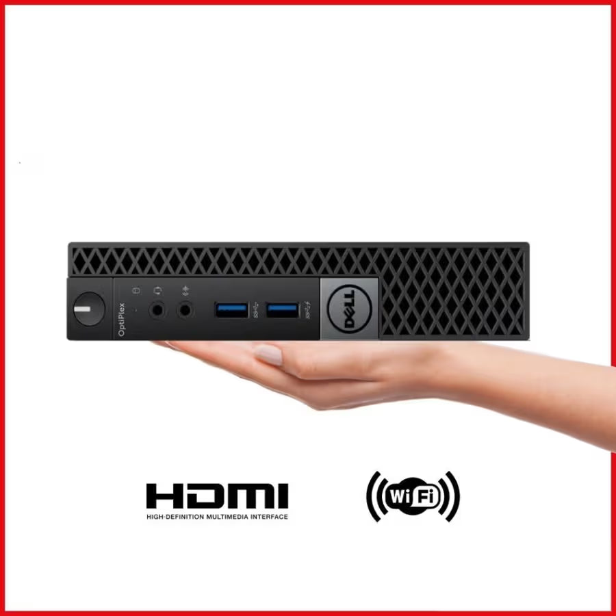 Dell Optiplex 3040 Micro Pc | Intel Core i5-6500T 6th Gen | 8GB DDR4 RAM | 256GB SSD | Intel HD 530 | HDMI + DisplayPort | Windows 11 Pro | Microsoft Office 2021 & Teams
