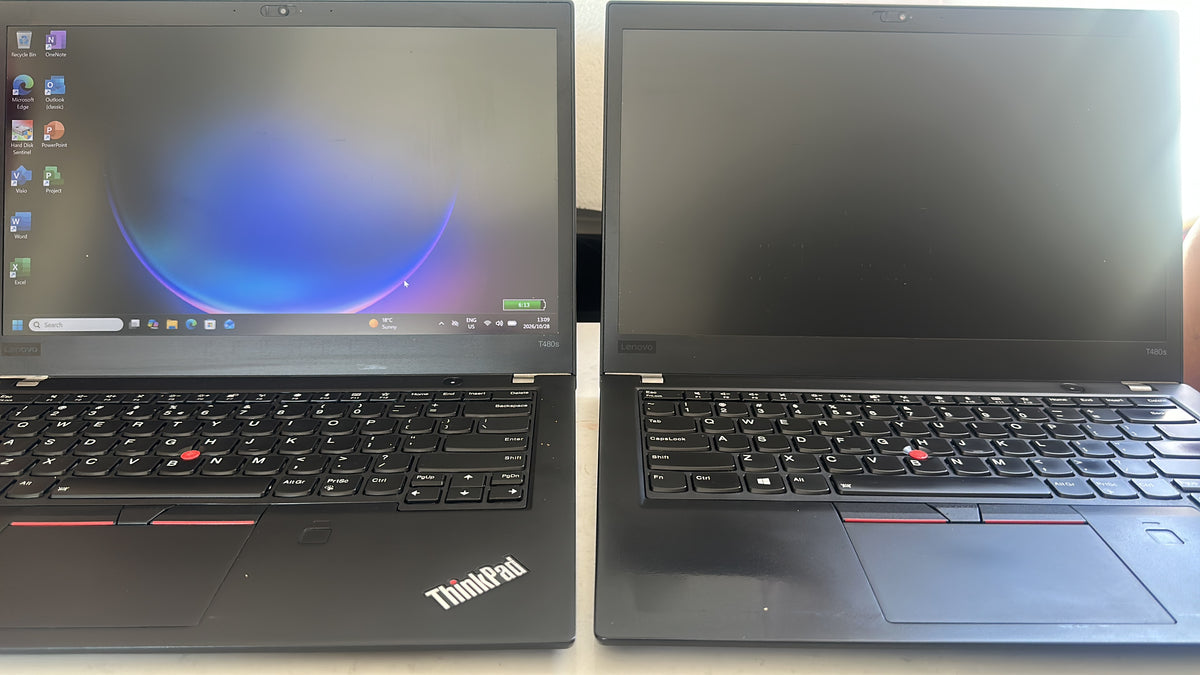 Lenovo ThinkPad T480s (i7 8th Gen)| Intel Core i7-8550U | 16GB DDR4 RAM | 512GB SSD | 14" FHD | Webcam | Windows 11 Pro | Microsoft Office 2024 & Teams | Refurbished | Warranty: 12 Months