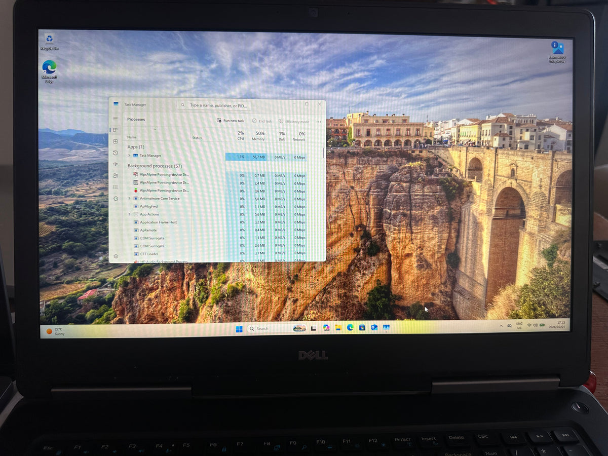 Dell Precision 7720 AutoCaD Laptop - Intel Core i7-7820HQ 7th Gen, 16GB RAM, 128GB SSD + 1TB HDD, NVIDIA Quadro M1200 4GB DDR5 Graphics Windows 11 Pro Microsoft Office 2021 & Teams, Refurbished