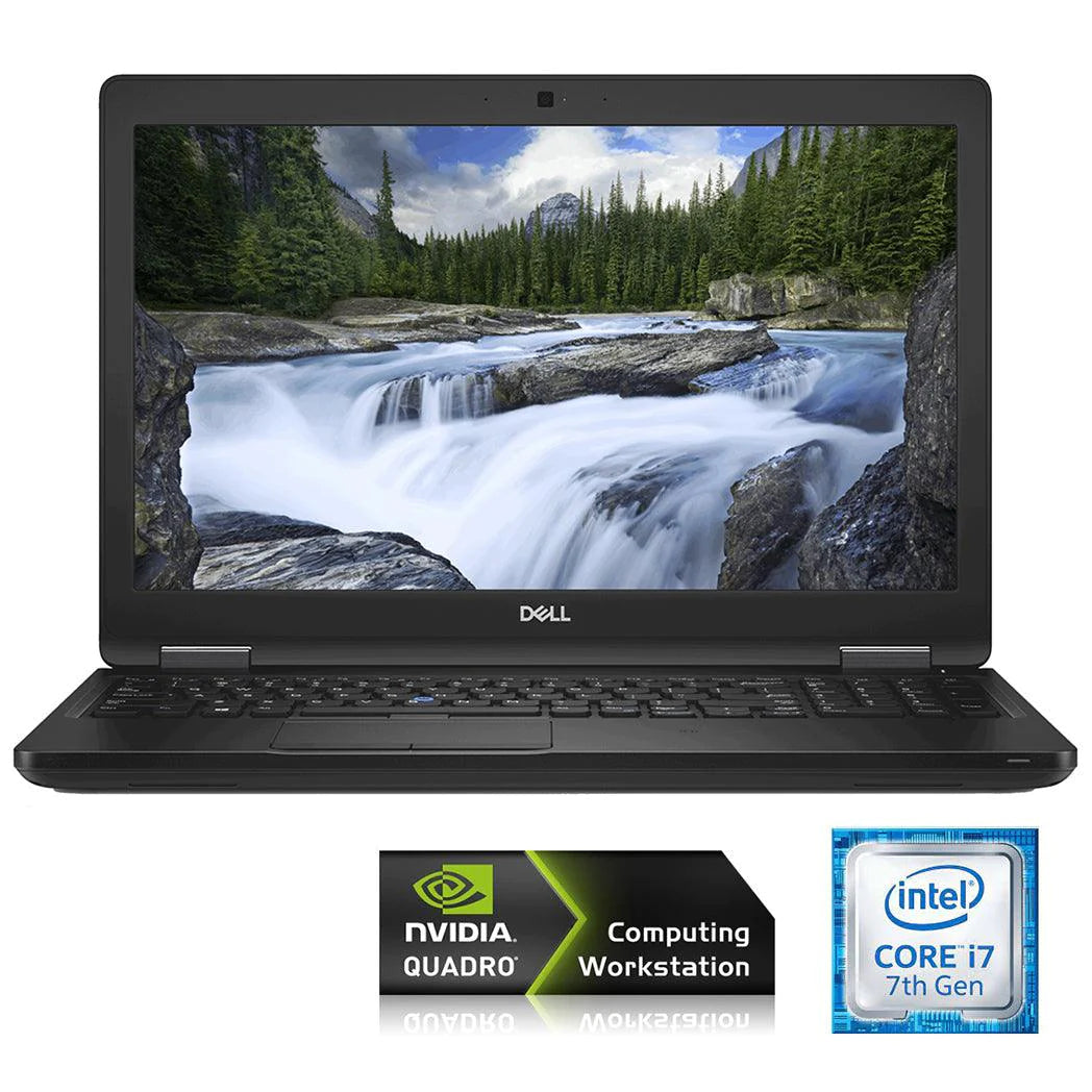 REFURBISHED - DELL PRECISION 3520 - I7 7700HQ - 16GB DDR4 - 256GB SSD - 2GB NVIDIA QUADRO M620 - 15.6 INCH - LAPTOP - AUTOCAD WORKSTATION - B-GRADE