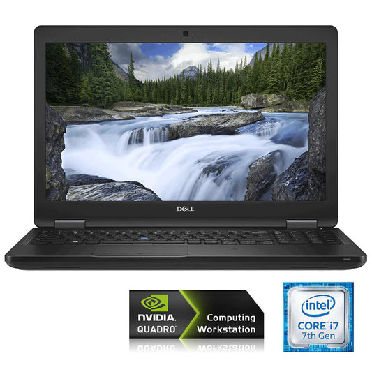 REFURBISHED - DELL PRECISION 3520 - I7 7700HQ - 16GB DDR4 - 256GB SSD - 2GB NVIDIA QUADRO M620 - 15.6 INCH - LAPTOP - AUTOCAD WORKSTATION - B-GRADE