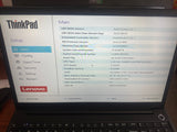 Lenovo ThinkPad E15 Gen 2 15.6" Slim Intel Core i5-1135G7 @ 2.40GHz 11th Gen, 8GB RAM, 256GB SSD, Windows 11 Pro, Microsoft Office 2024 & Teams Refurbished Grade C 12 Months Warranty and Remote Support