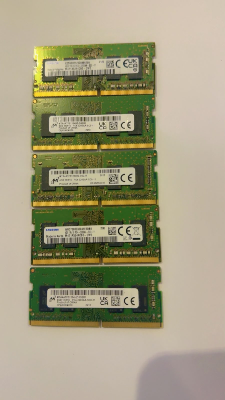 4GB DDR4 |4GB 1R x16-3200A | PC4  Ram Module for Laptop