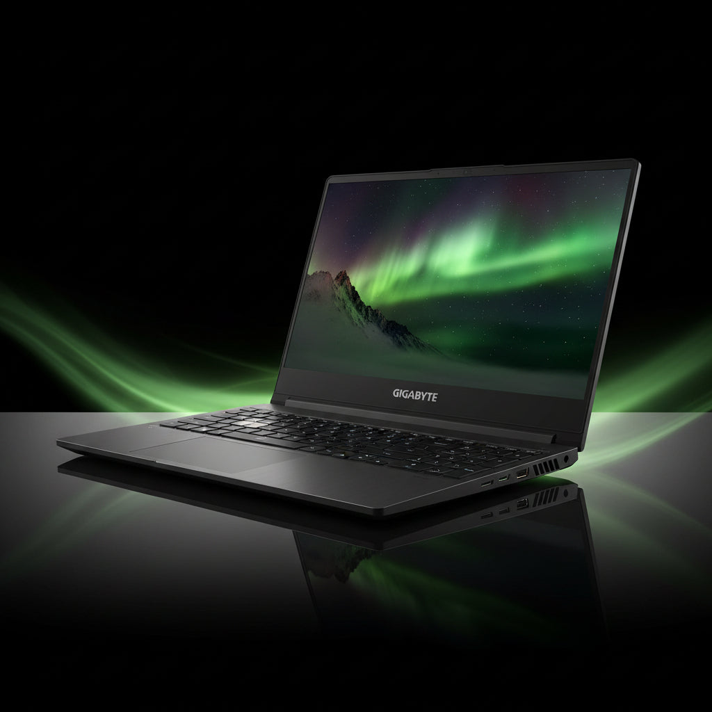 Gigabyte AERO RGB Gaming Laptop Intel Core i7-8750H, 32GB RAM, 512GB SSD, RGB Backlit Keyboard, NVIDIA GeForce GTX 1070 DDR5 8GB with Max-Q design Windows 11 Pro Microsoft Office 2024 and Teams